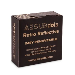 AESUB - Dots Retro Reflective - Easy Remove - 6mm
