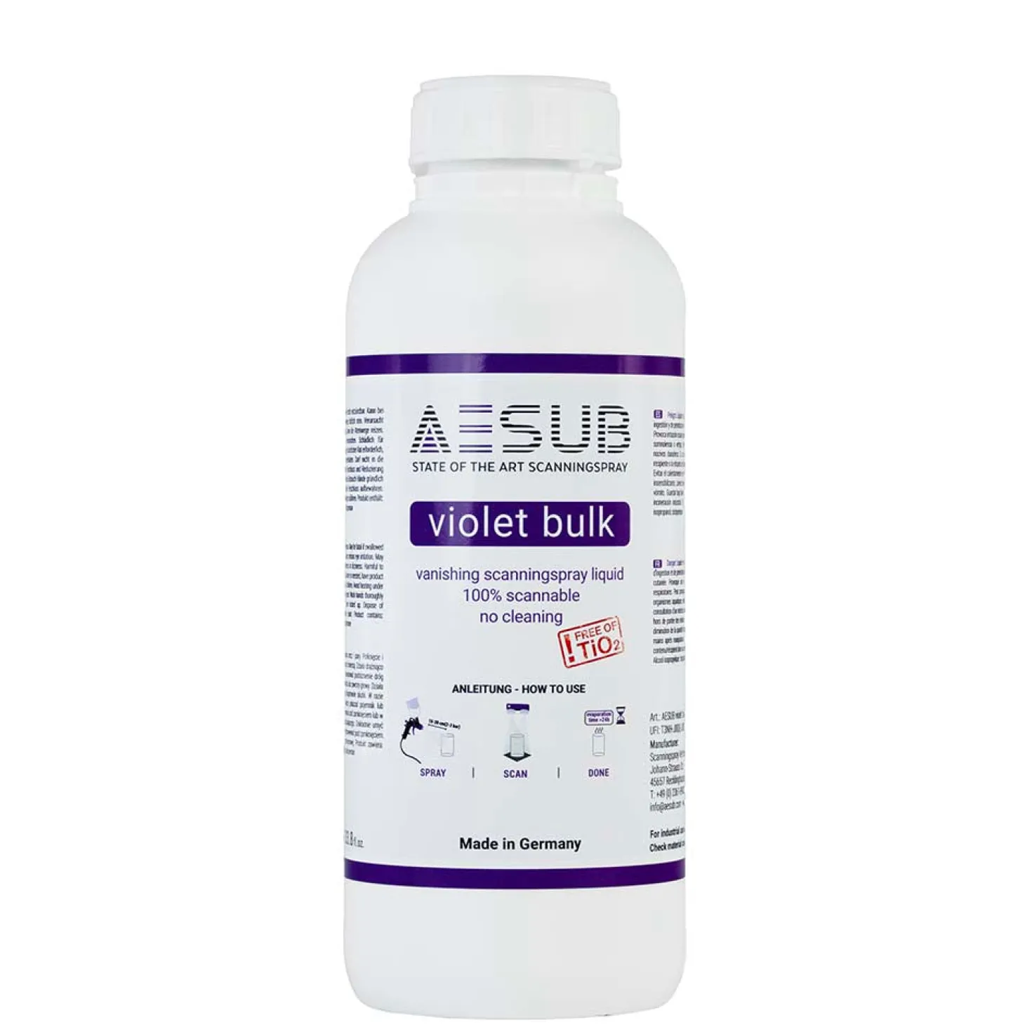 AESUB - Violet Bulk (1L) - Vanishing Scan Spray