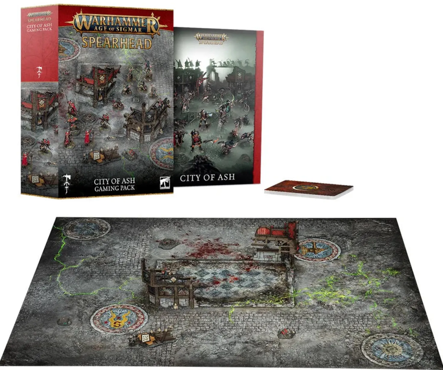 Age of Sigmar: City of Ash Gaming Pack (Eng)
