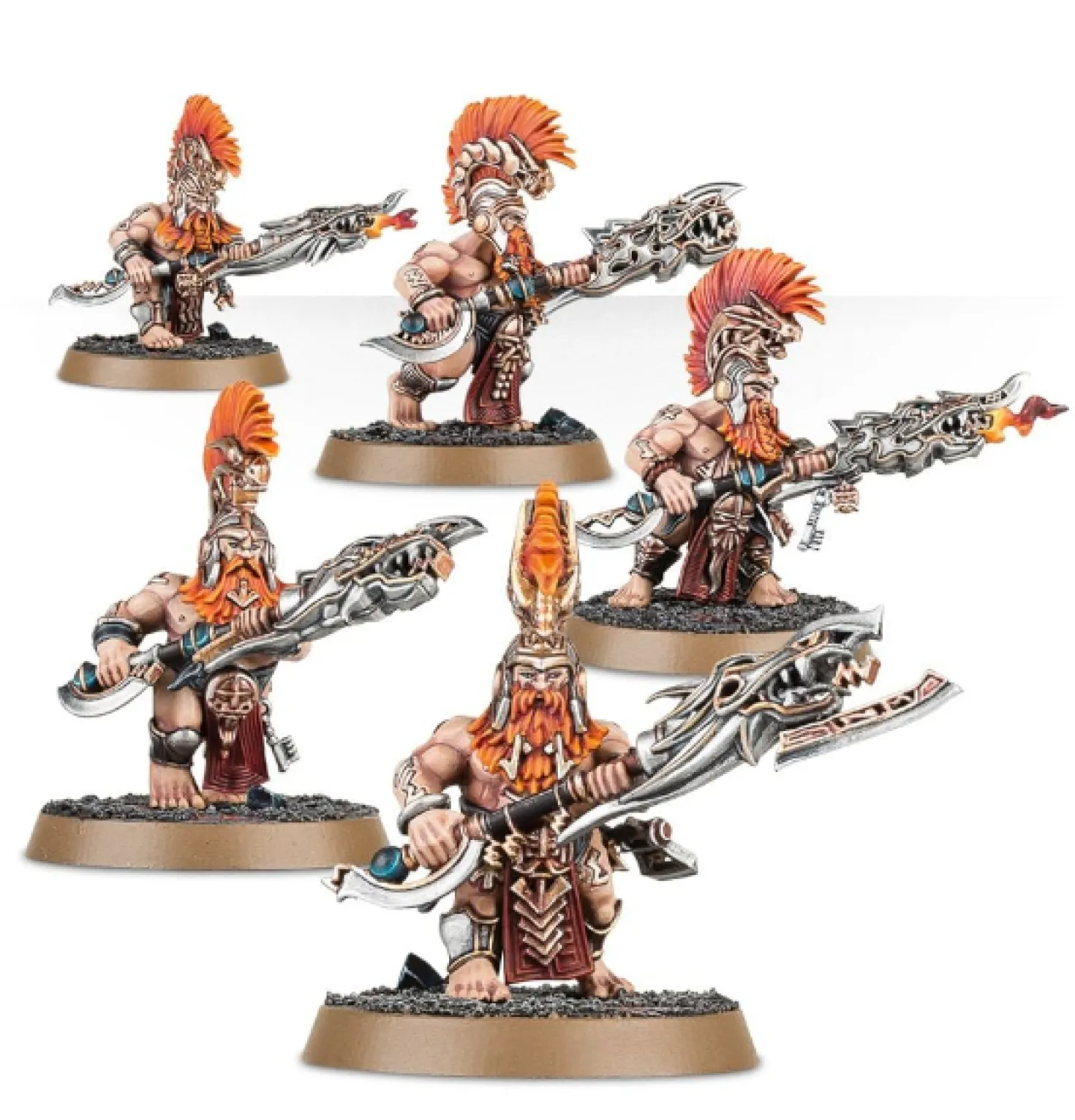 Age of Sigmar: Fyreslayers - Hearthguard Berzerkers / Auric Hearthguard