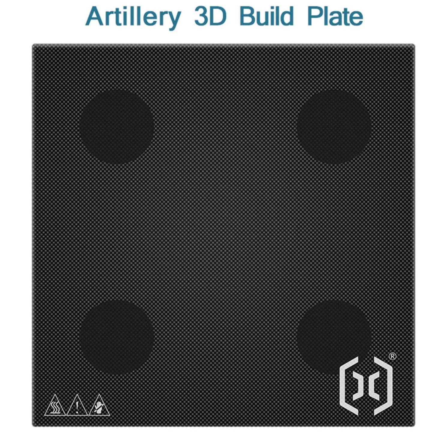 Artillery Sidewinder X1 Glass Build Plate Assembly - 300x300mm