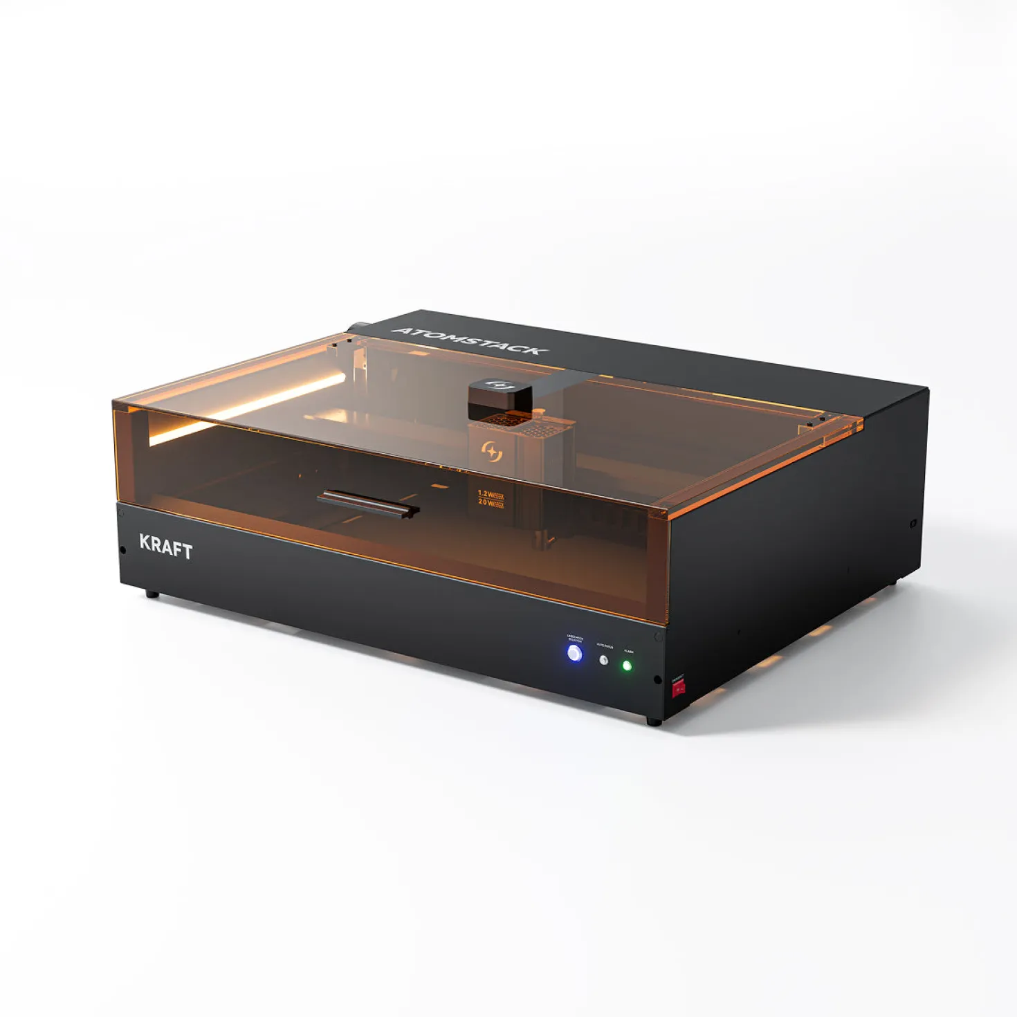AtomStack - Kraft Dual-Laser Engraver - 20W Diode + 1.2W IR