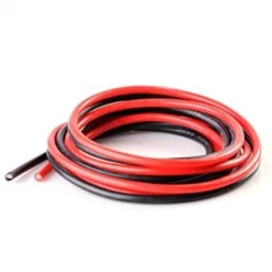 24AWG - Silicone Wire - 2pin - Black-Red - 1m