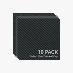 Bambu Lab - Carbon Fiber Textured Removable Adhesive Vinyl (10pcs)
