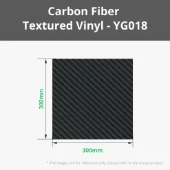Bambu Lab - Carbon Fiber Textured Removable Adhesive Vinyl (10pcs)
