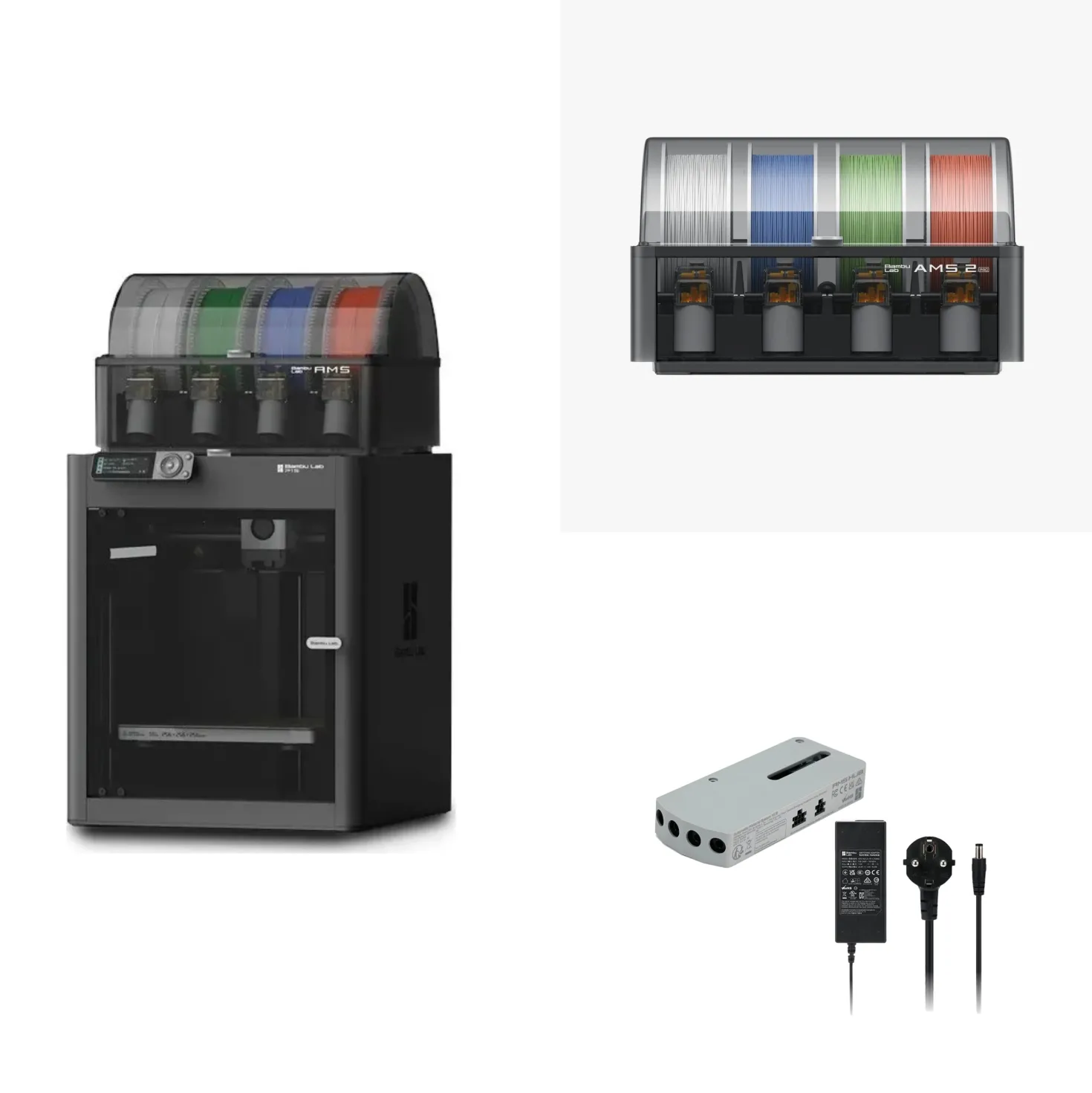 Bambu Lab - 3D-Printer Bundle - P1S Combo + AMS 2 Pro + Connection Kit