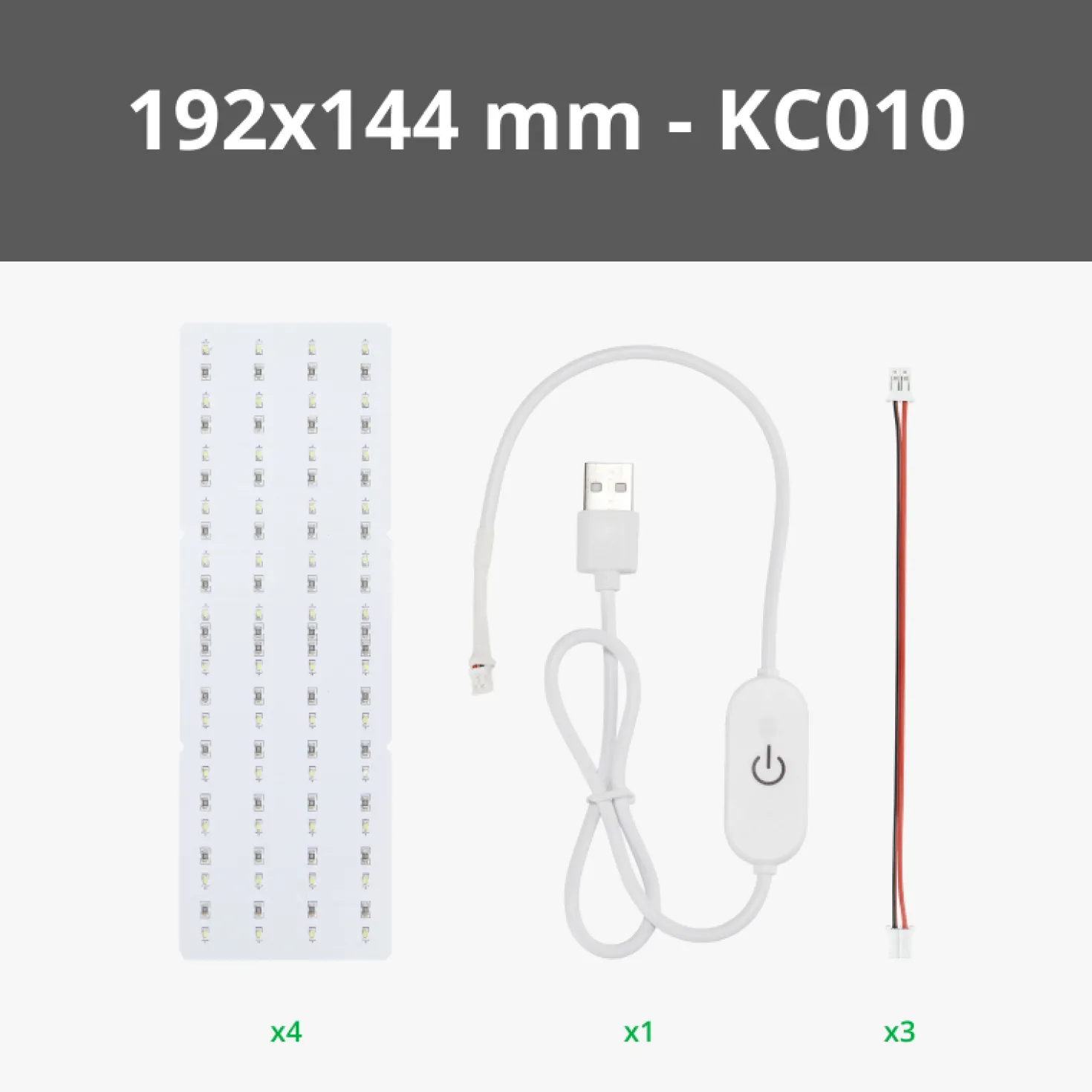 Bambu Lab - Lithophane LED Backlight Board Kit (4pcs)
