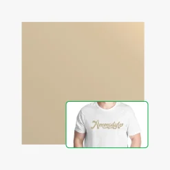 Bambu Lab - Matte Heat Transfer Vinyl - Champagne Gold (10pcs)