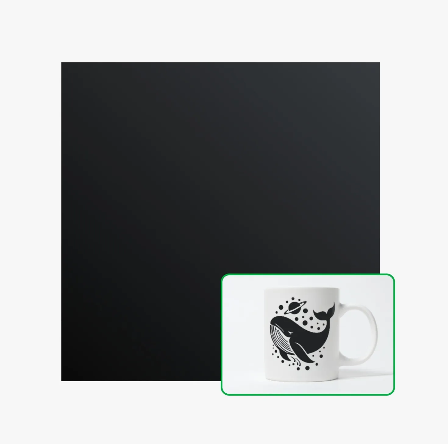 Bambu Lab - Matte Removable Adhesive Vinyl - Black (10pcs)