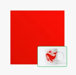 Bambu Lab - Matte Removable Adhesive Vinyl - Red (10pcs)