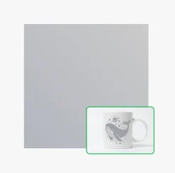 Bambu Lab - Matte Removable Adhesive Vinyl - Light Grey (10pcs)