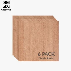 Bambu Lab - 3mm Sapele Plywood (6pcs)