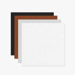 Bambu Lab - Pebbled PU Leatherette Fabric - White (5pcs)