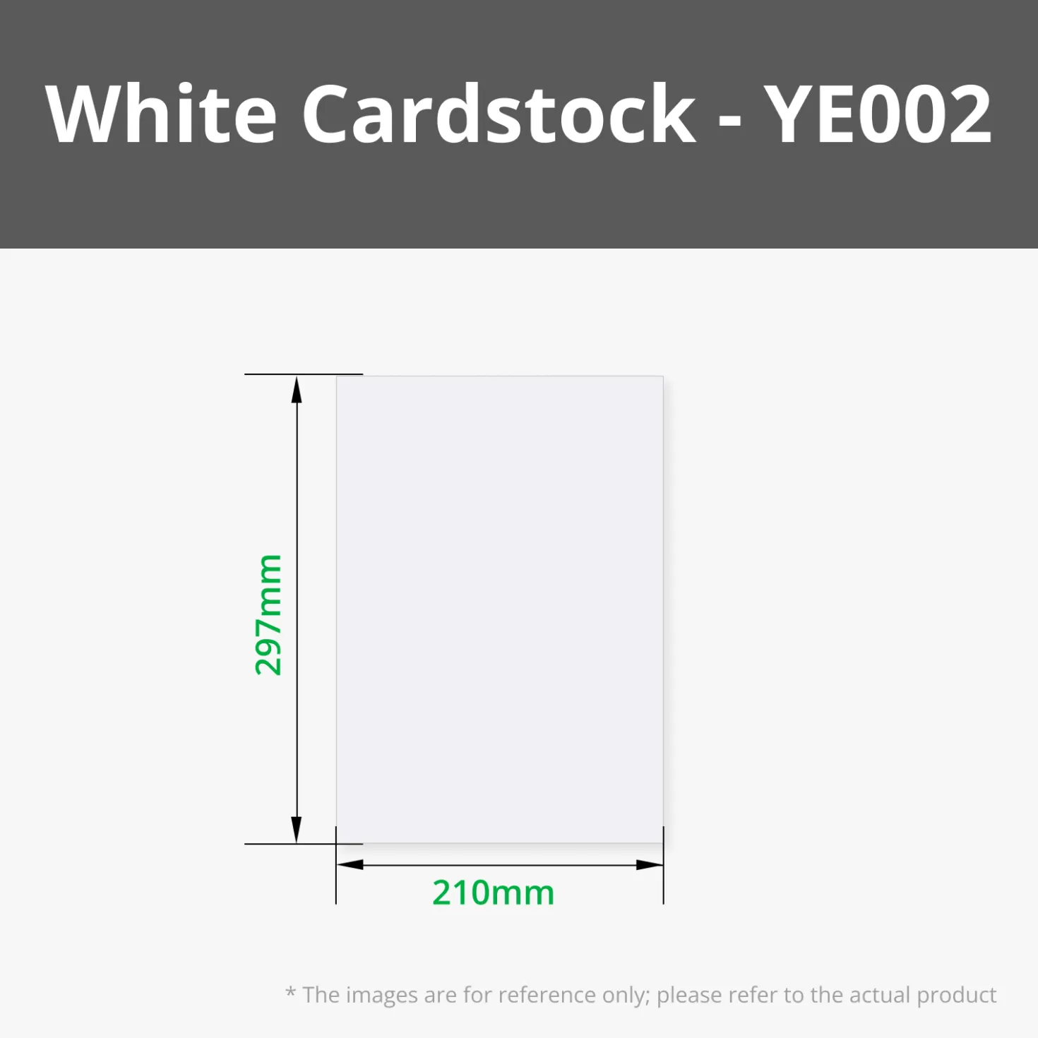 Bambu Lab - White Cardstock (25pcs)