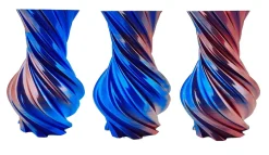 BiColor - PLA Silky - Red & Blue - 1.75mm - 1kg