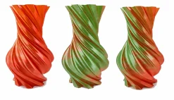 BiColor - PLA Silky - Red & Green - 1.75mm - 1kg