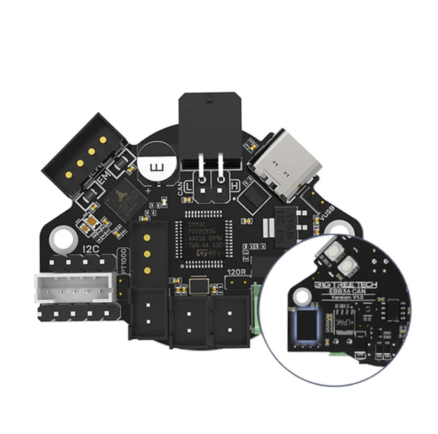 BigTreeTech - EBB 36 Can V1.2 for Connecting Klipper Expansion Device