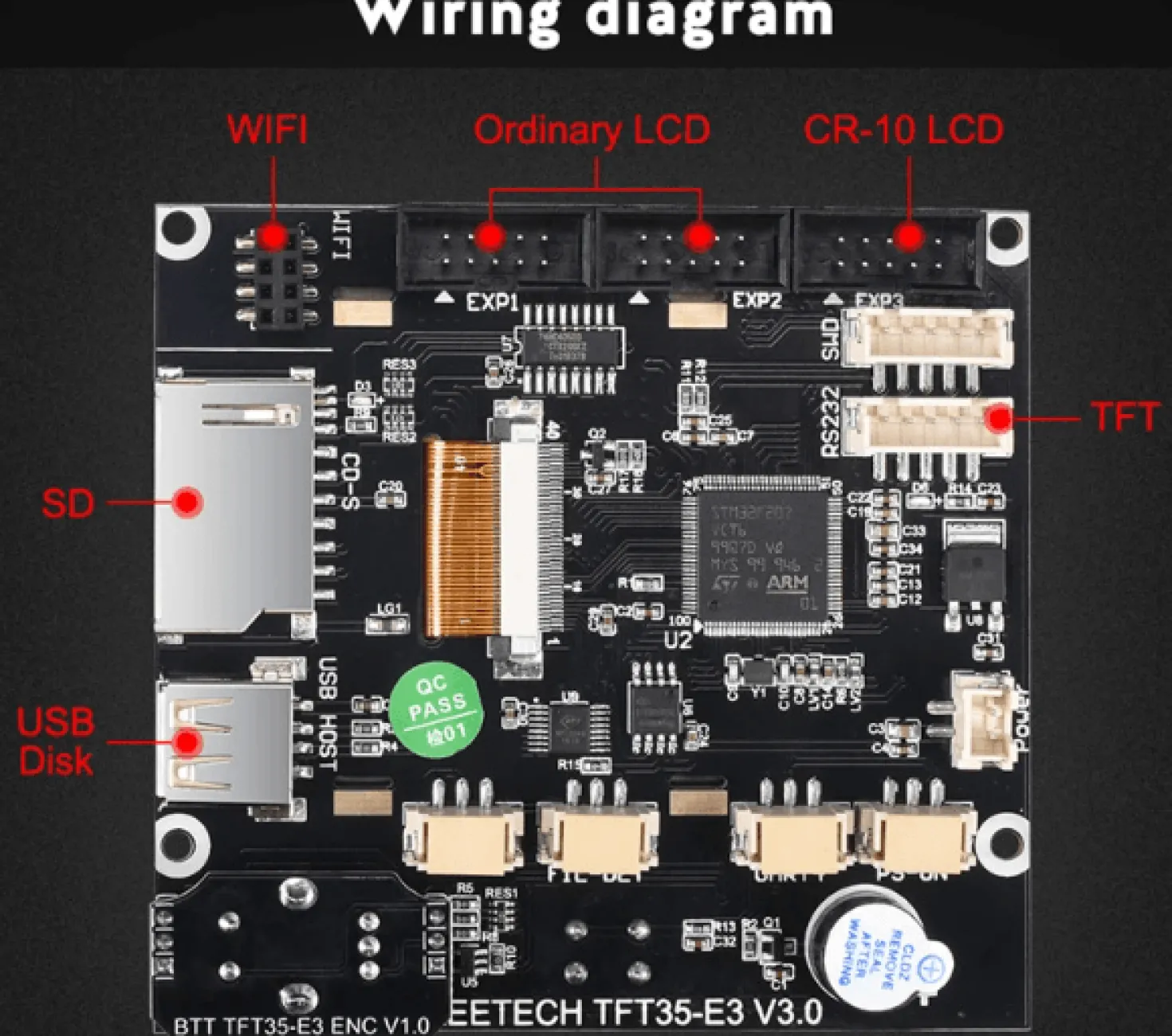 BIGTREETECH TFT35-E3 V3.0.1 Display Touch Screen