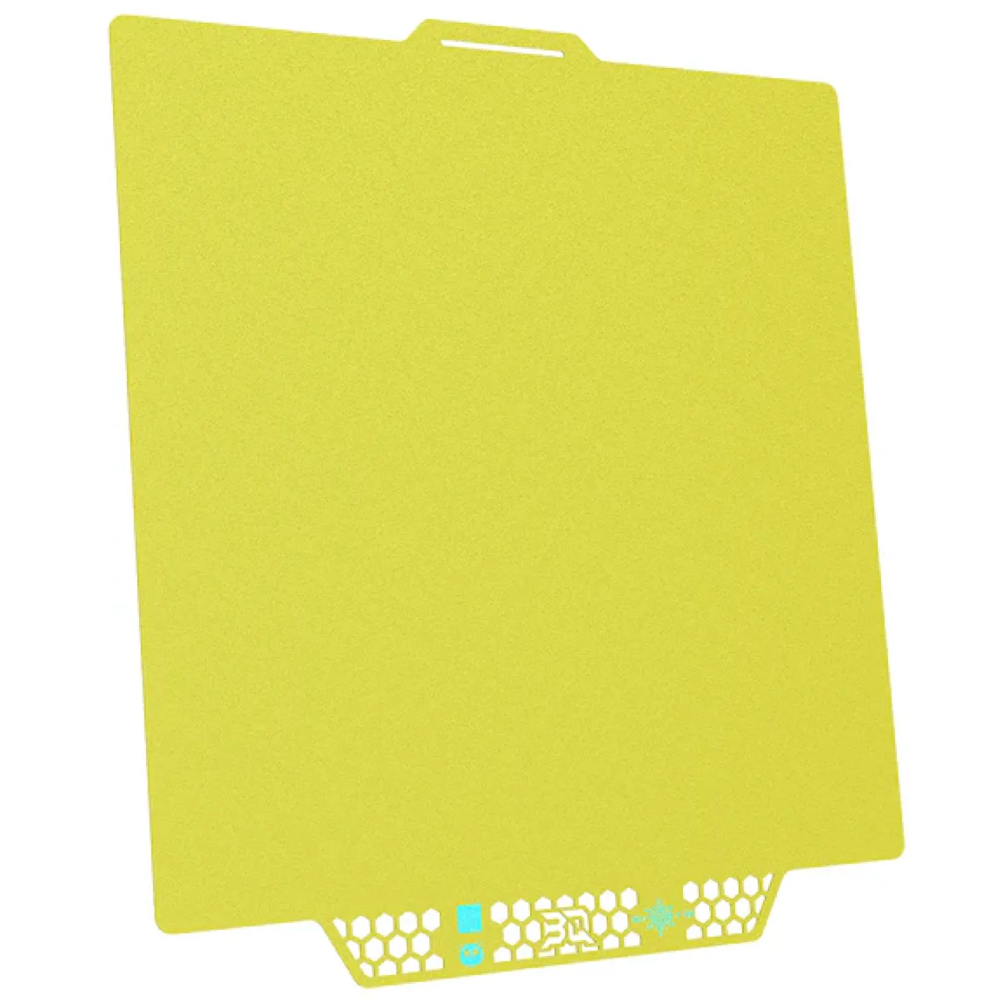 BIQU - Panda Buildplate - CryoGrip Pro - Glacier (Fine Texture) Yellow - P2S, X1/P1/A1 Series - 258x275mm
