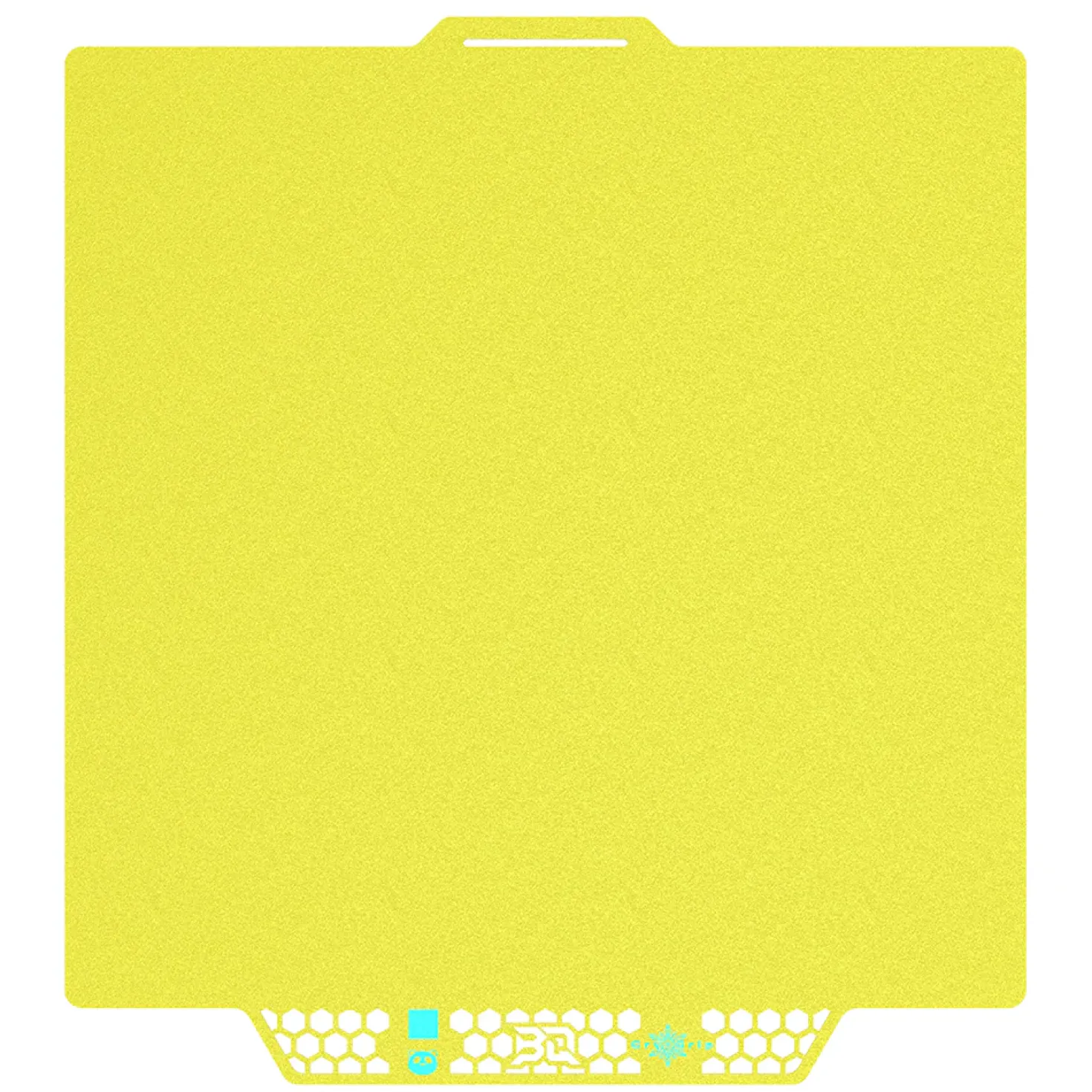 BIQU - Panda Buildplate - CryoGrip Pro - Glacier (Fine Texture) Yellow - P2S, X1/P1/A1 Series - 258x275mm