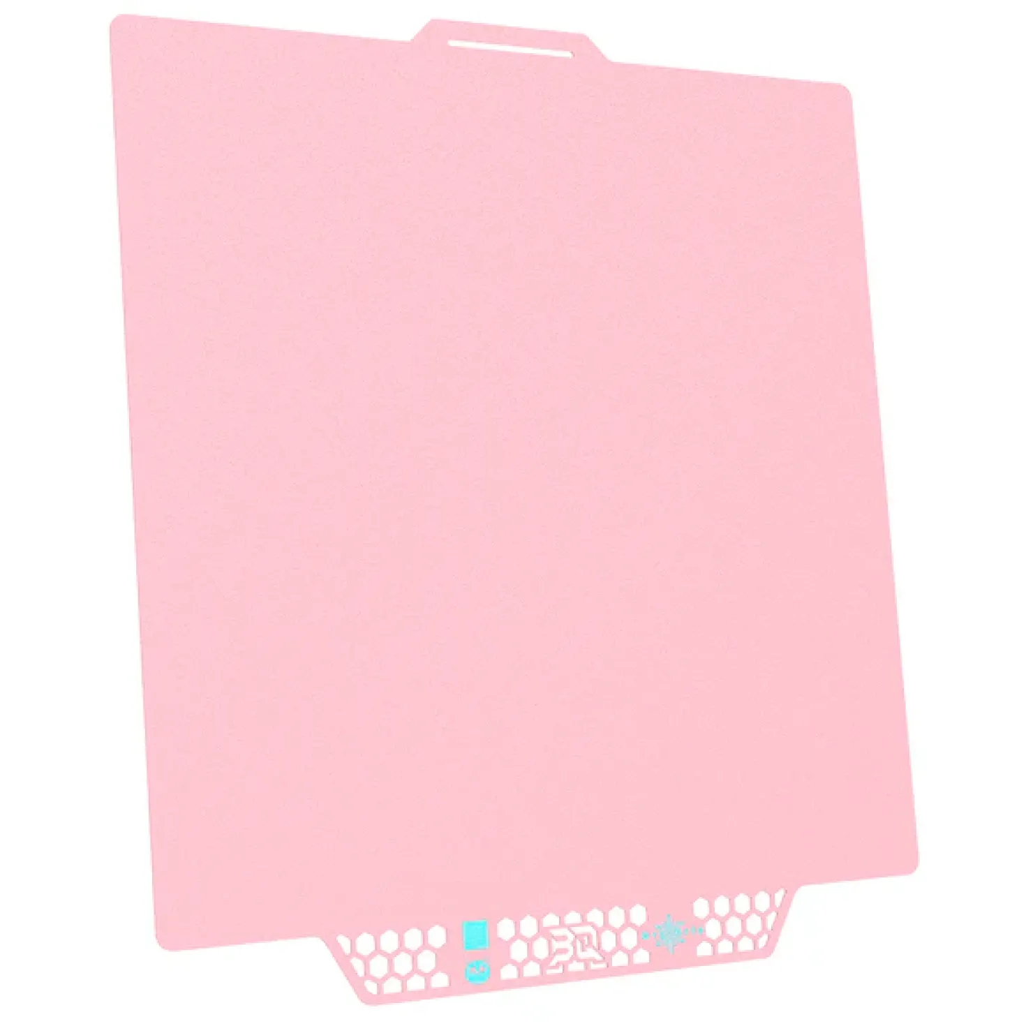 BIQU - Panda Buildplate - CryoGrip Pro - Glacier (Fine Texture) Pink - P2S, X1/P1/A1 Series - 258x275mm