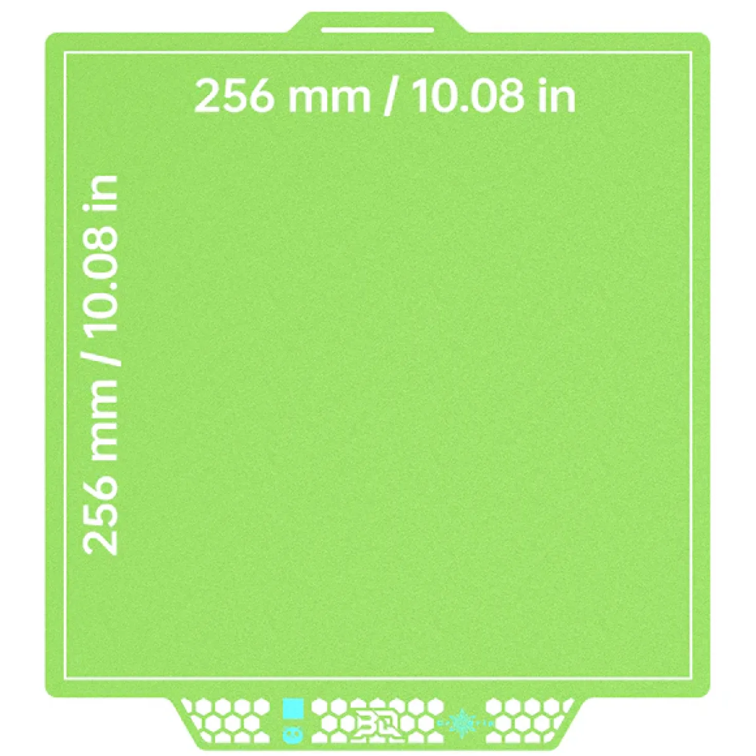 BIQU - Panda Buildplate - CryoGrip Pro - Glacier (Fine Texture) Green - P2S, X1/P1/A1 Series - 258x275mm