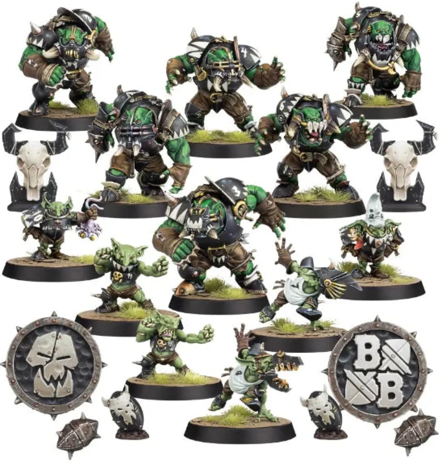 Blood Bowl: Black Orc Team - The Thunder Valley Greenskins