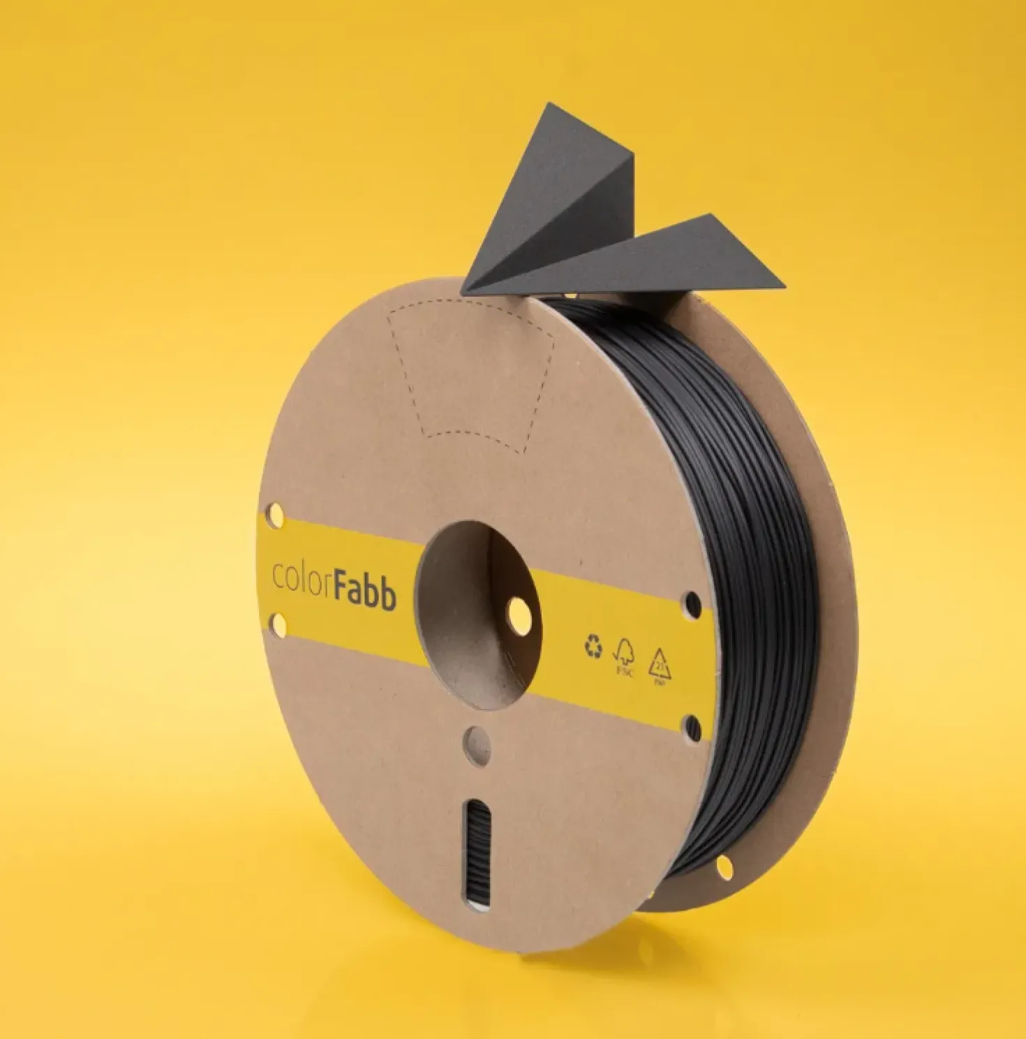 ColorFabb-Light Weight PLA HT - Black - 1.75mm - 750g