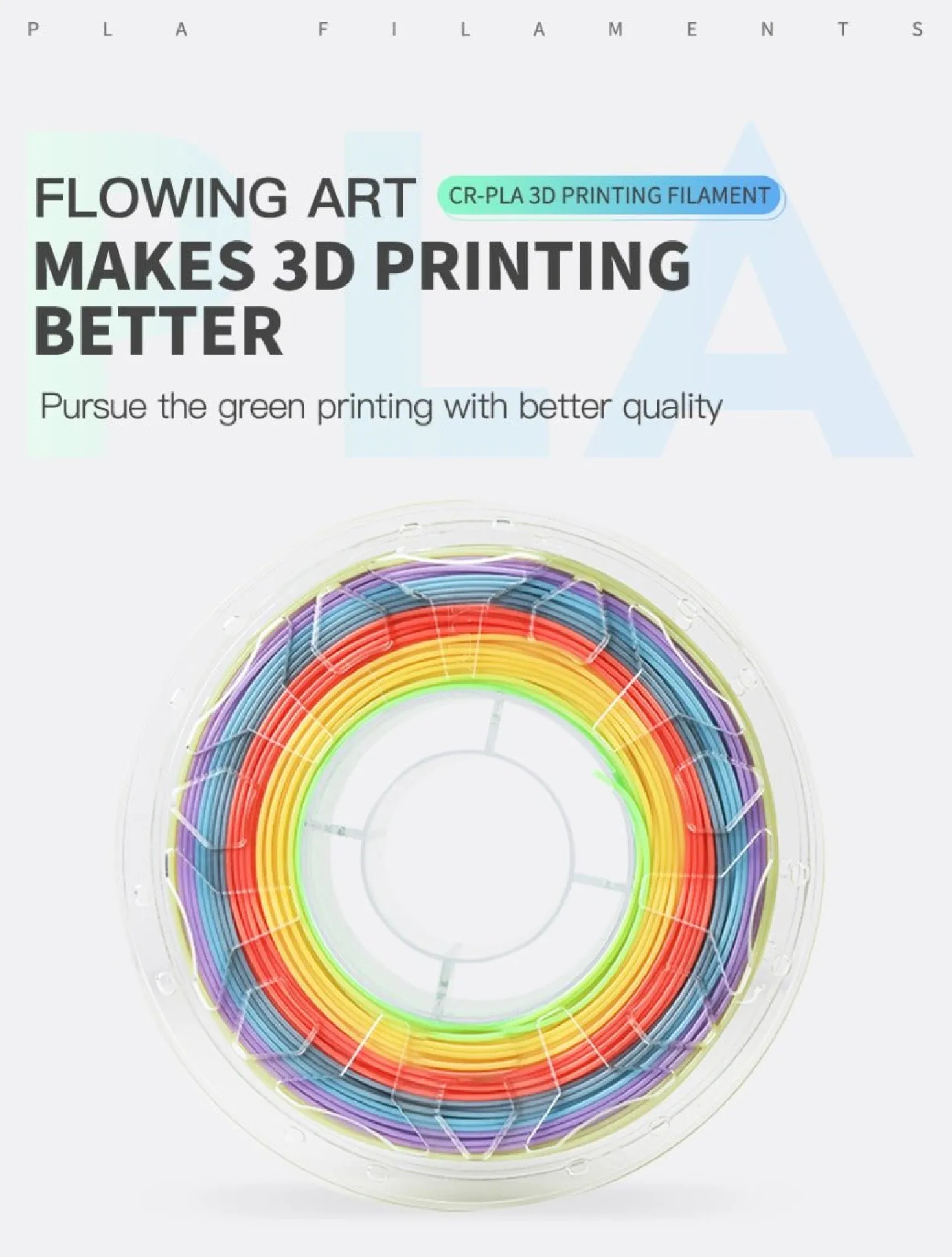 Creality 3D - CR PLA Matt - Grey - 1.75mm - 1kg
