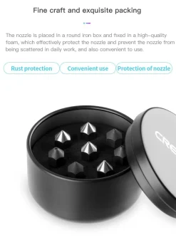 Creality 3D - 3D Printing Up-Market Nozzle Kit - 8 pcs