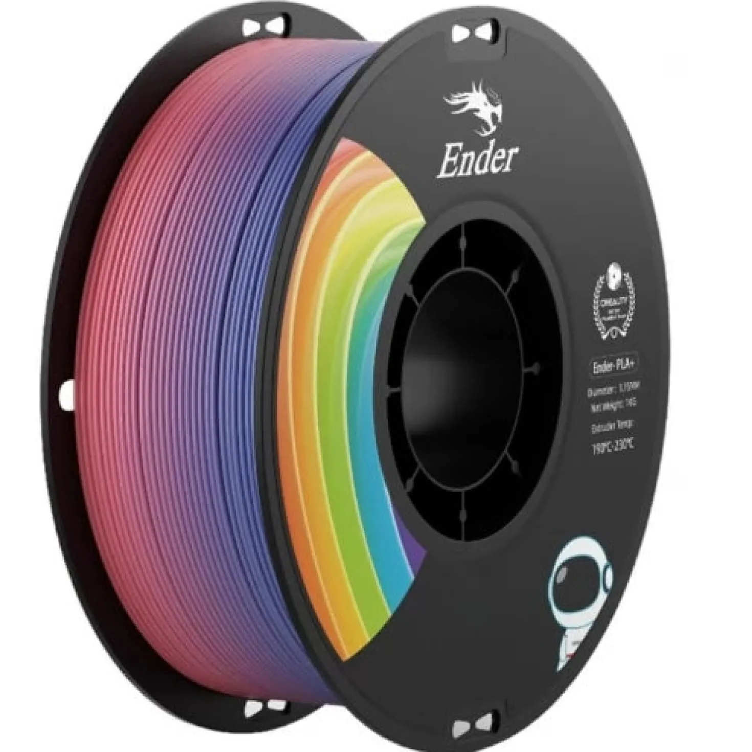 Creality 3D - Ender PLA+ - Rainbow - 1.75mm - 1kg
