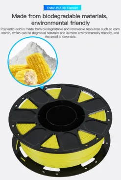 Creality 3D - Ender PLA - Yellow - 1.75mm - 1kg