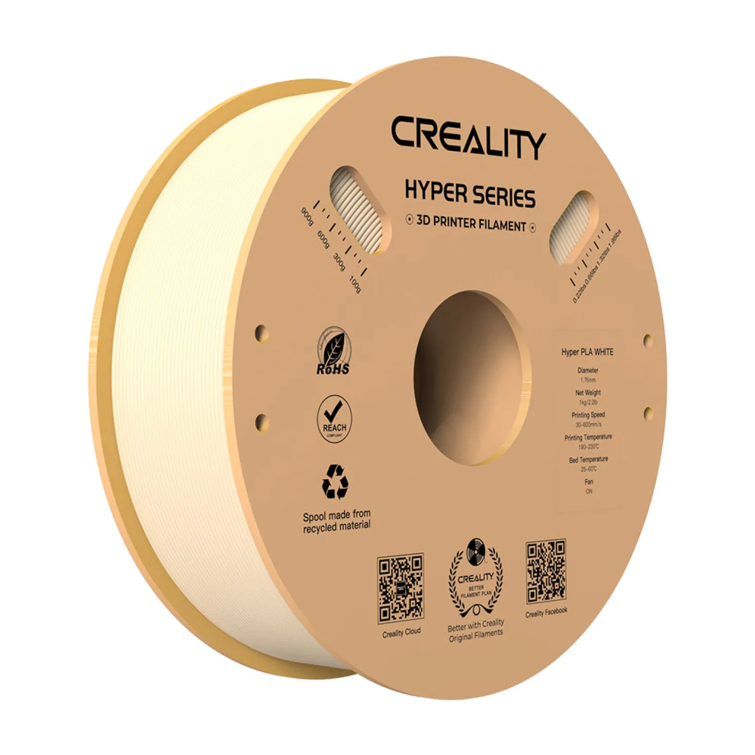 Creality 3D - Hyper Speed - PLA - Beige Skin Color - 1.75mm - 1kg