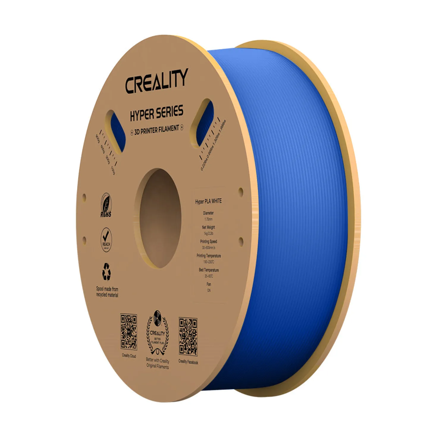 Creality 3D - Hyper Speed - PLA - Blue - 1.75mm - 1kg
