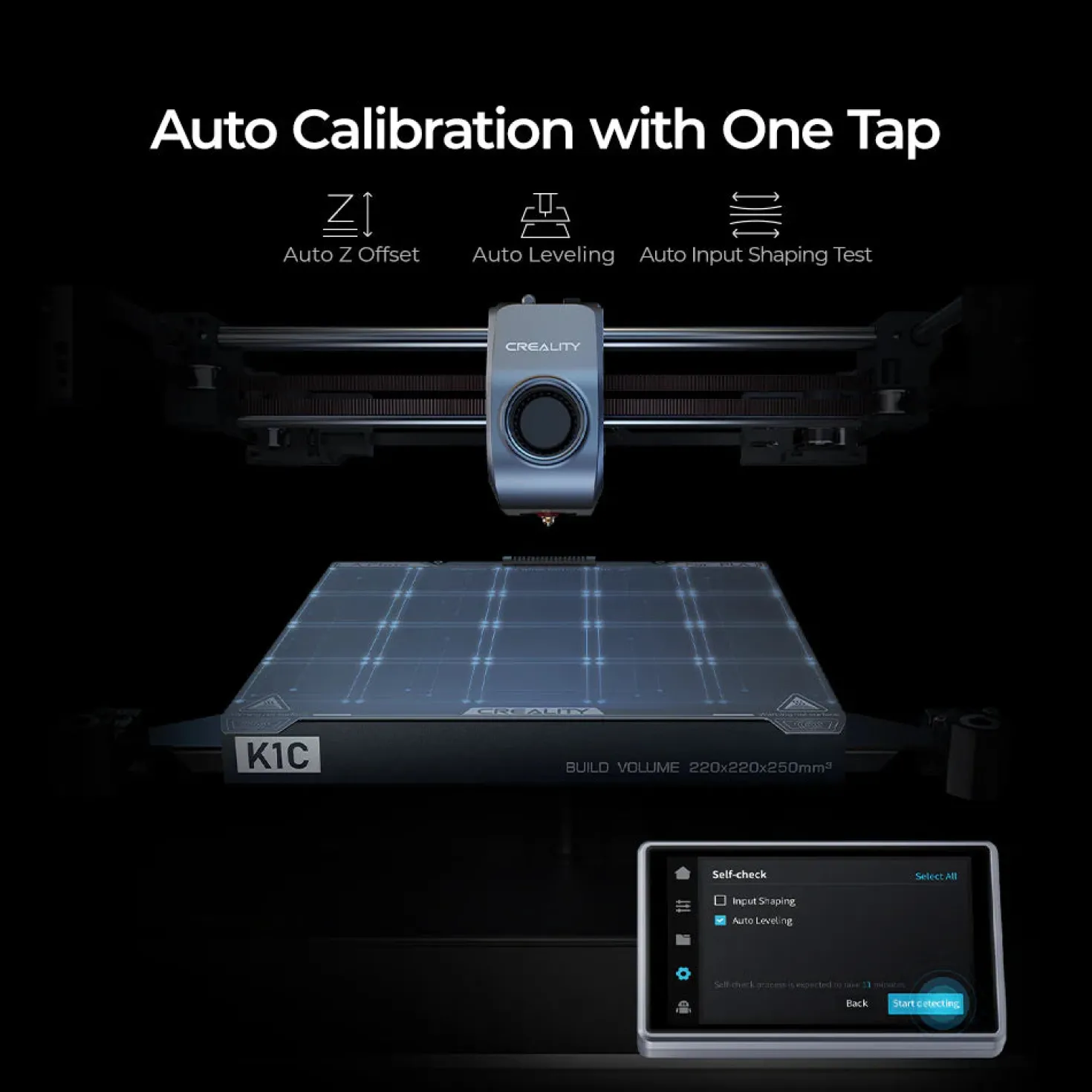 Creality 3D - K1C - 220x220x250mm