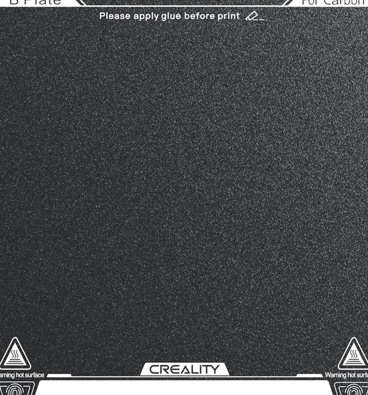 Creality 3D - PEI Build Plate (Without Soft Magnetic Sticker) - K1C - 235x235mm
