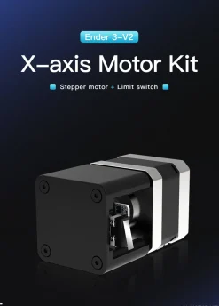 Creality 3D - X-axis Motor Kit with Endstop Switch - Ex. Ender-3 V2