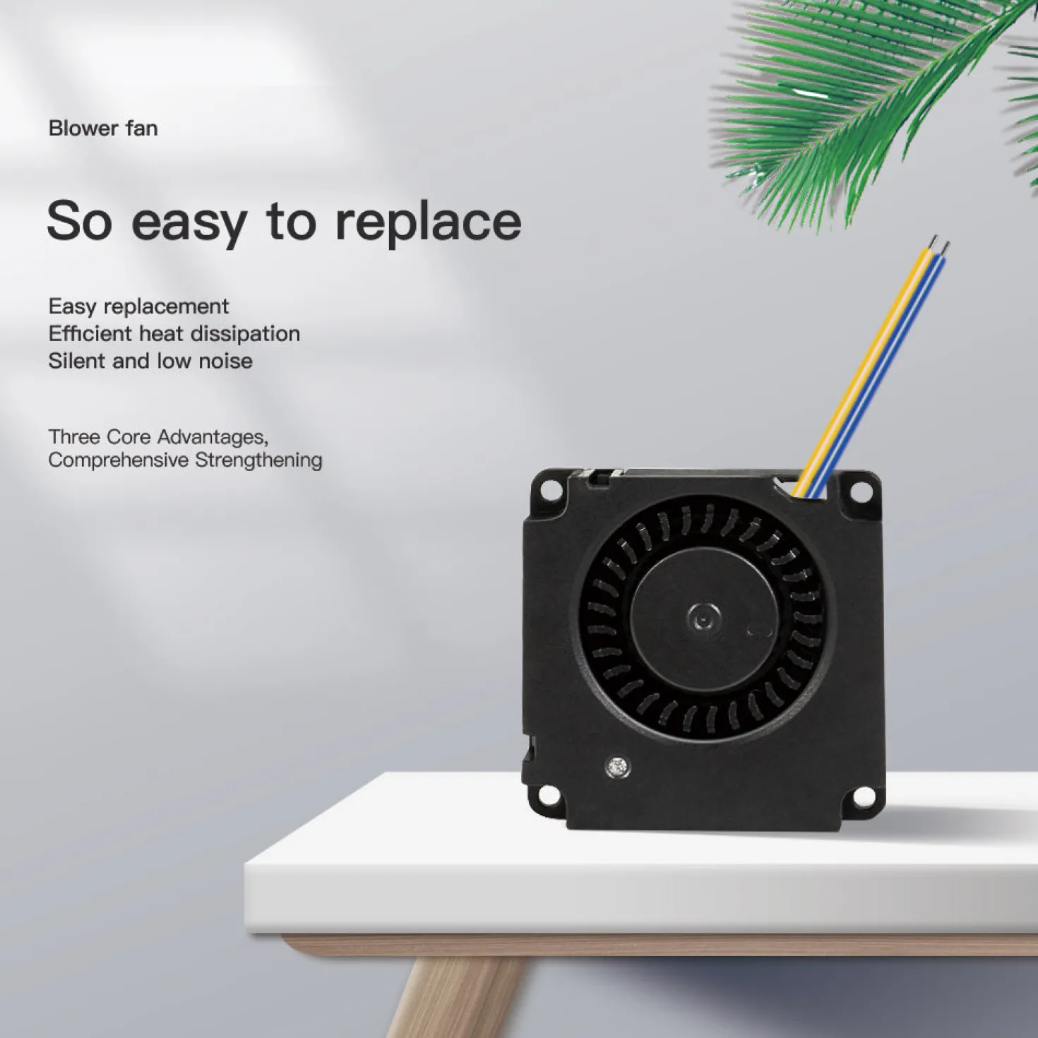 Creality 3D - 40x40x10mm - 24V - Brushless Cooling Blower Fan/Blæser (Ex Ender 3, Ender 3 PRO, Creality CR10S Pro, Crelaity CRX)