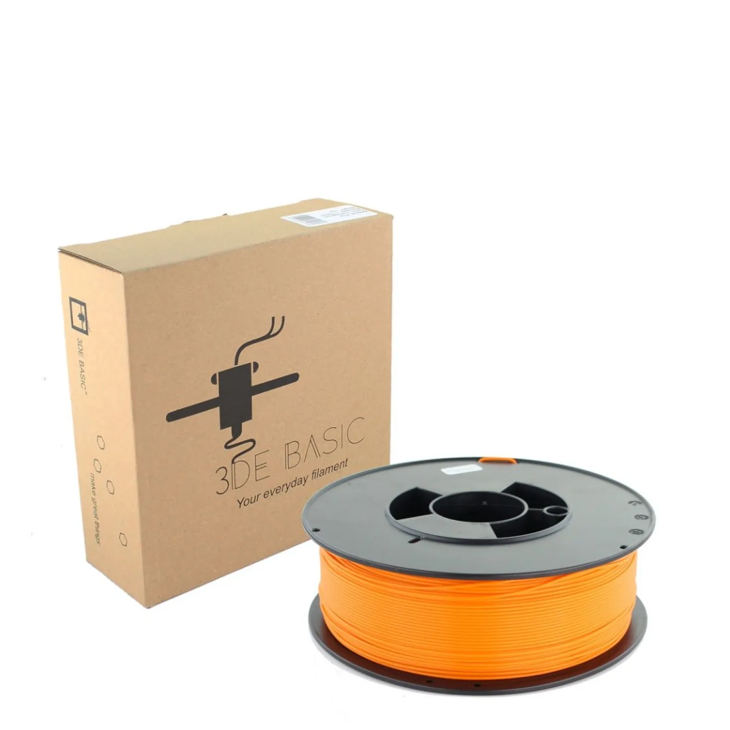 3DE Basic - PETG - True Orange - 1.75mm - 1kg