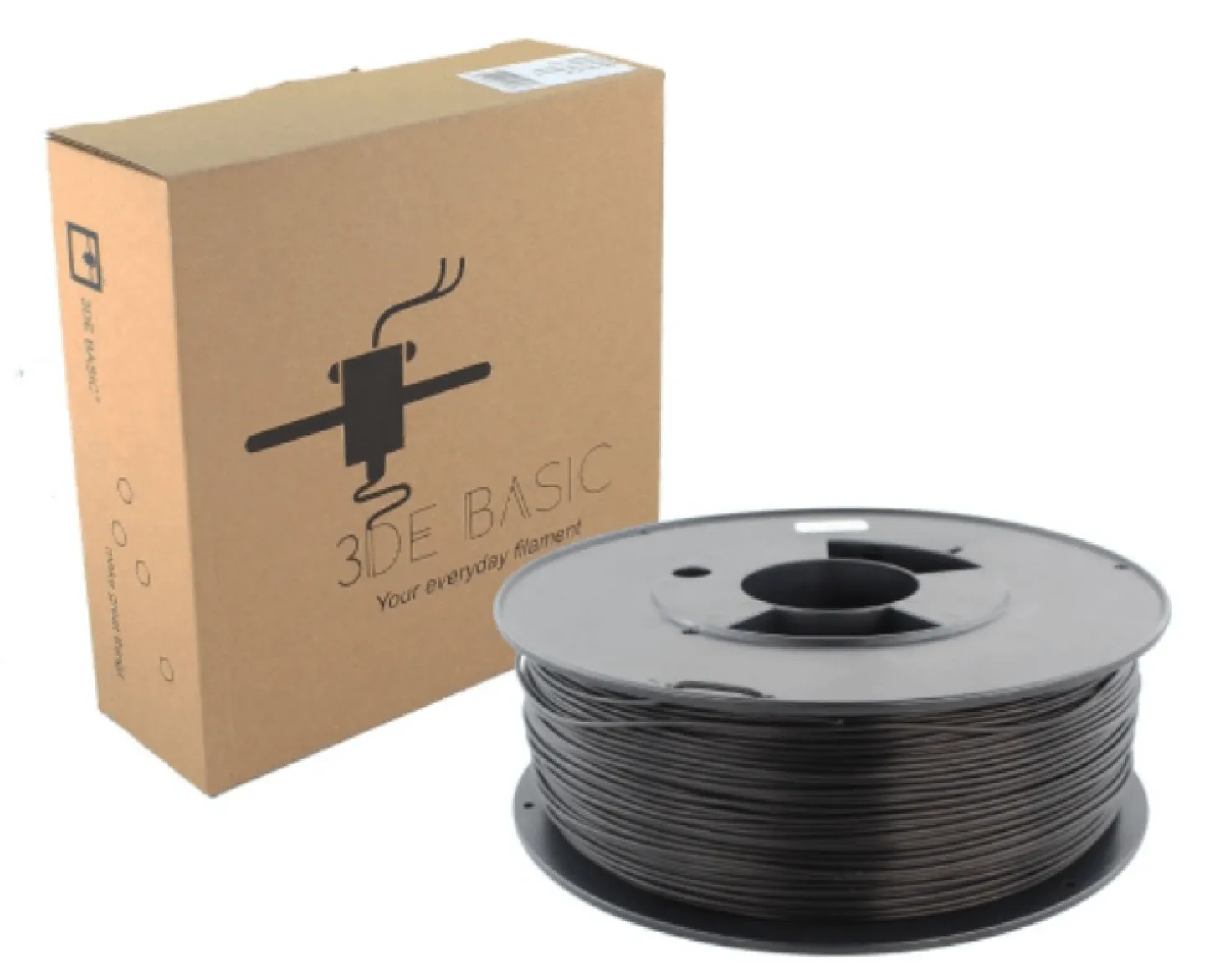 3DE Basic - PLA - Black - 1.75mm - 0.5kg