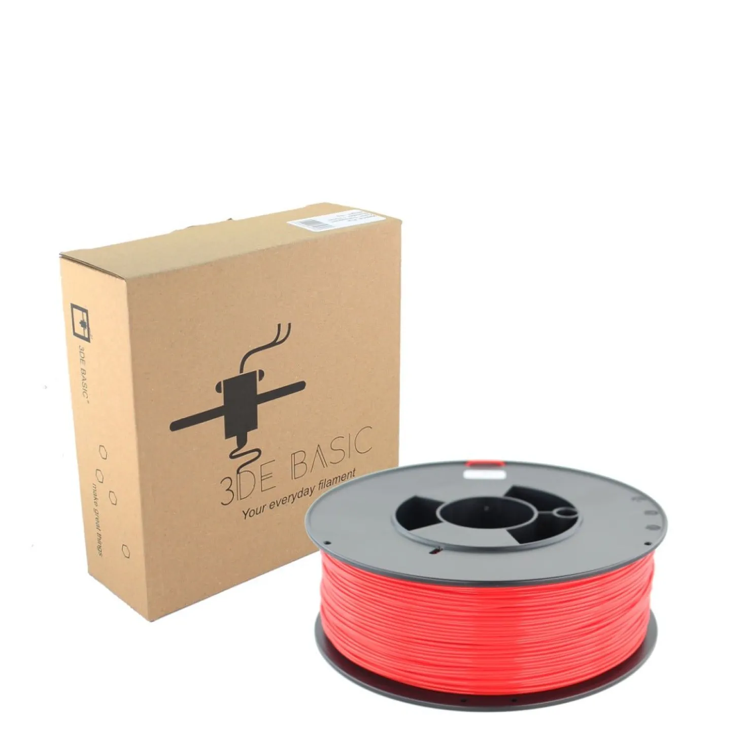 3DE Basic - PLA - Red - 1.75mm - 1kg