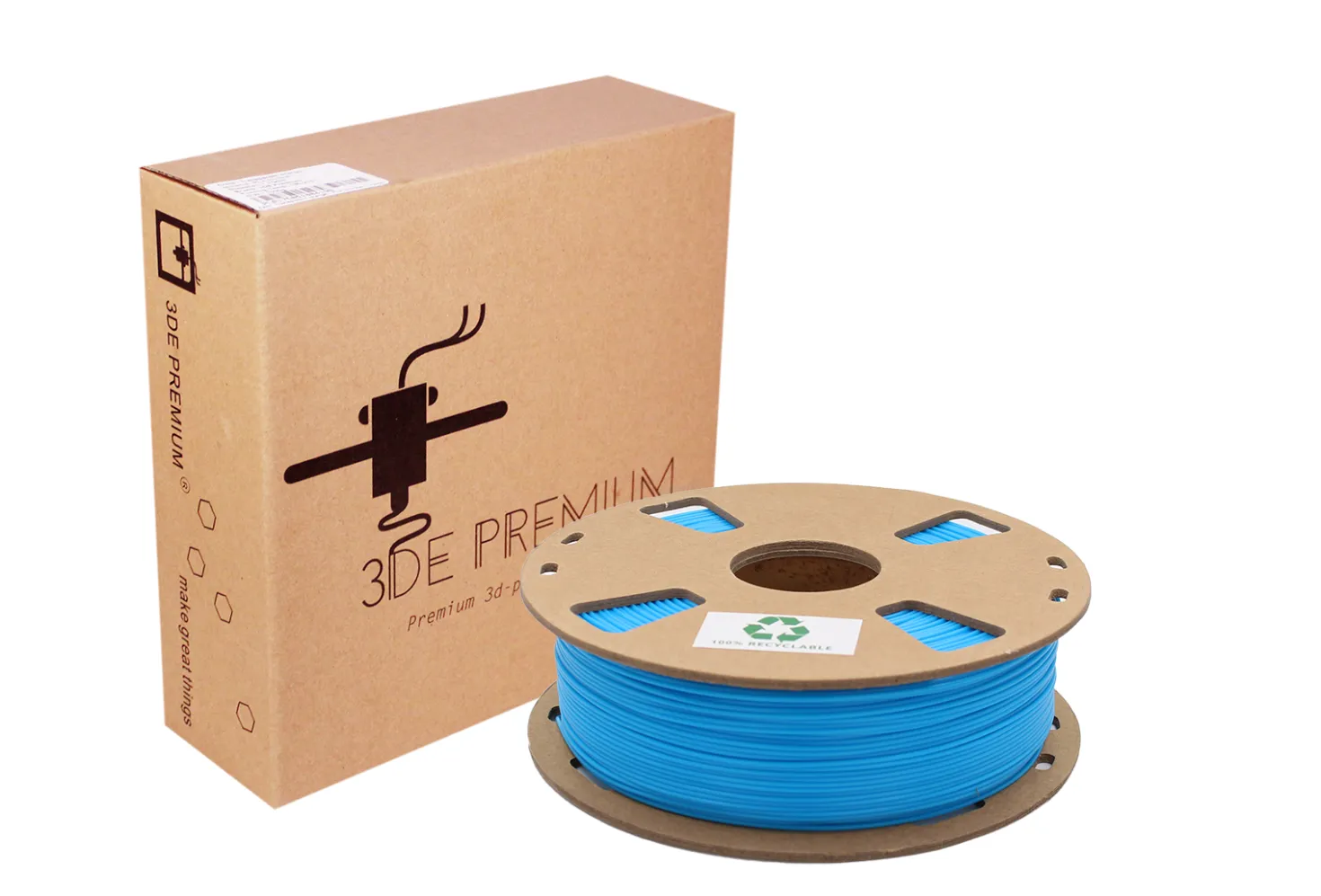 3DE Premium - ABS - Normal Blue - 1.75mm - 1kg
