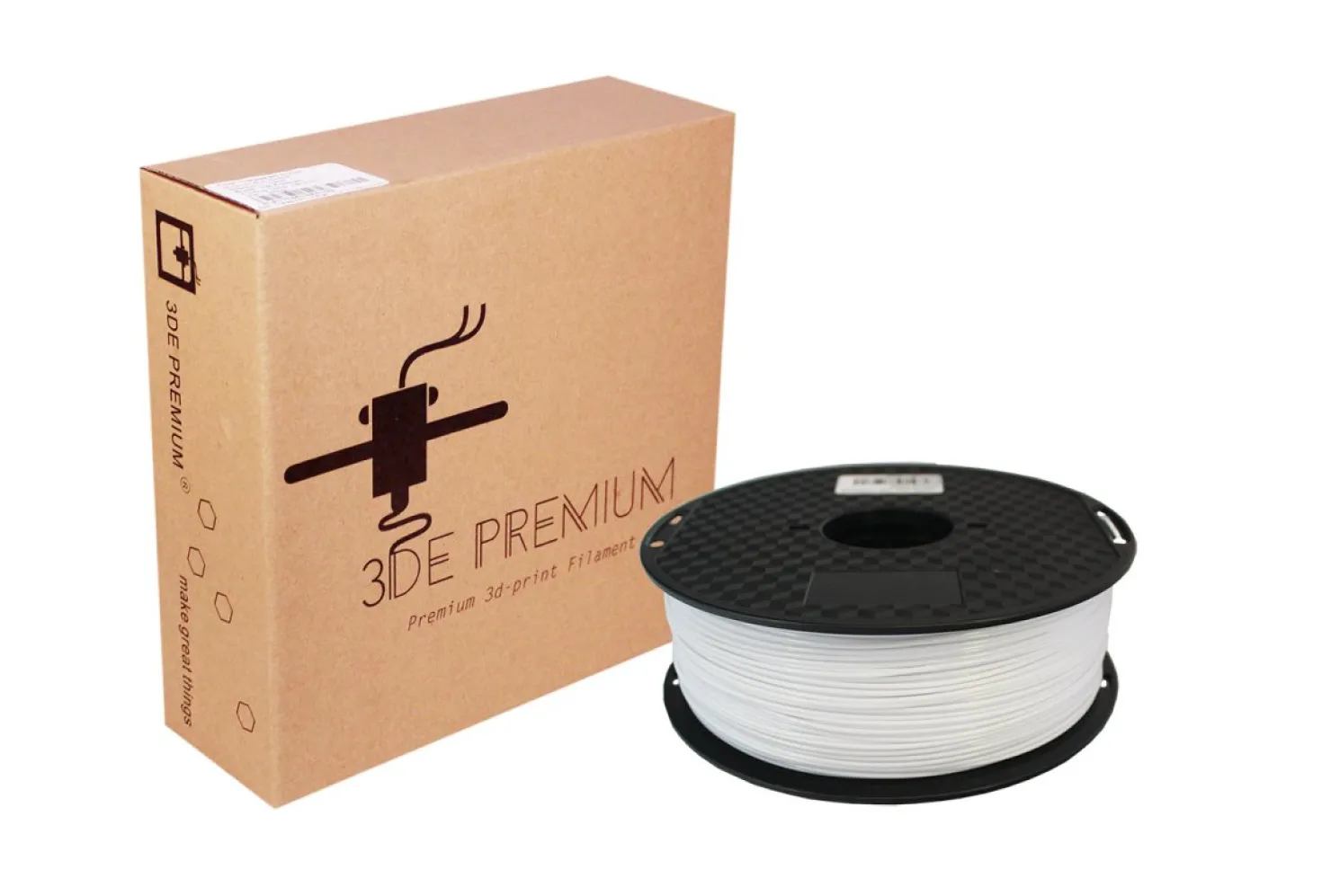 3DE Premium - ASA+ - White - 1.75mm - 1kg