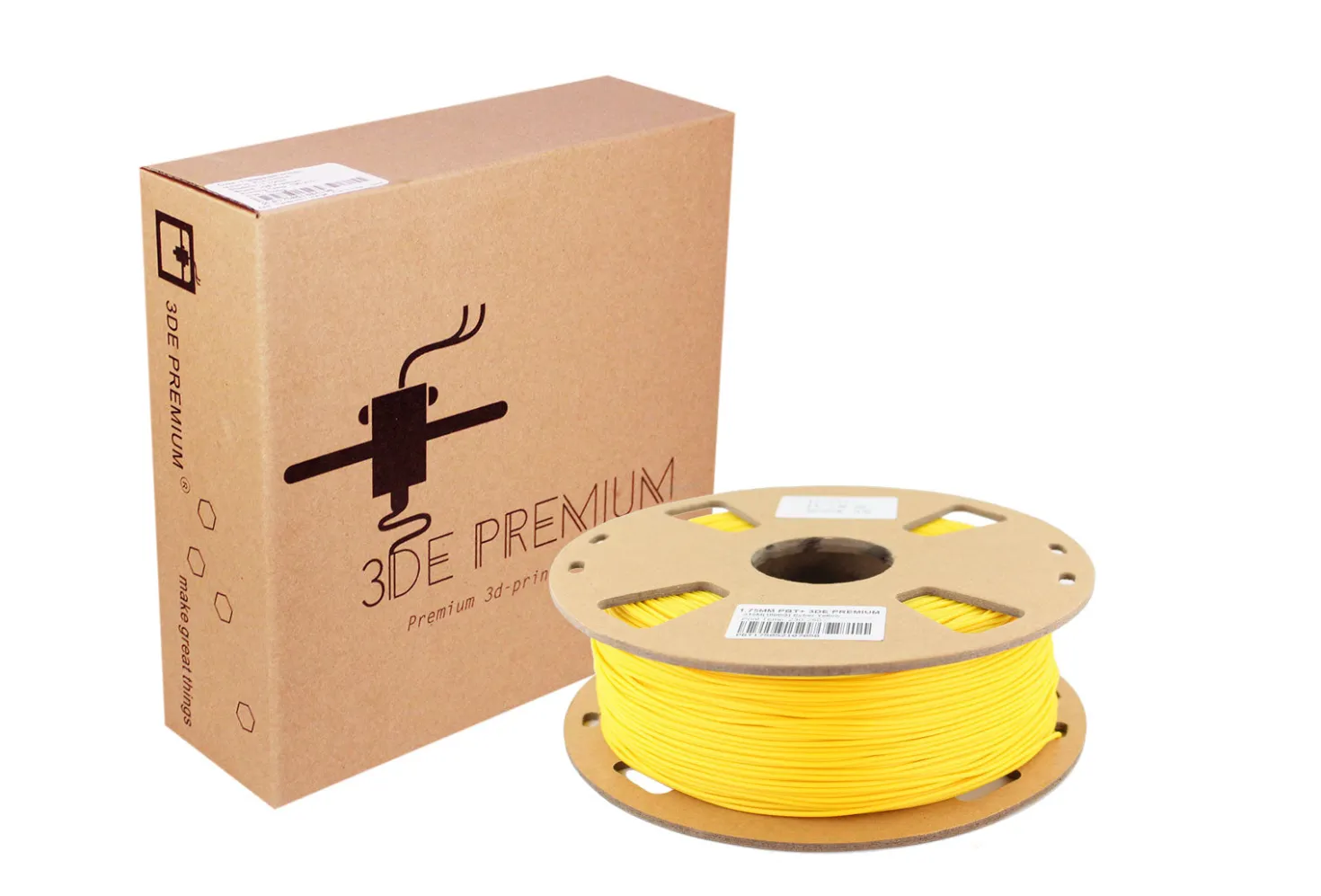 3DE Premium - PBT+ - Cyber Yellow - 1.75mm - 1kg