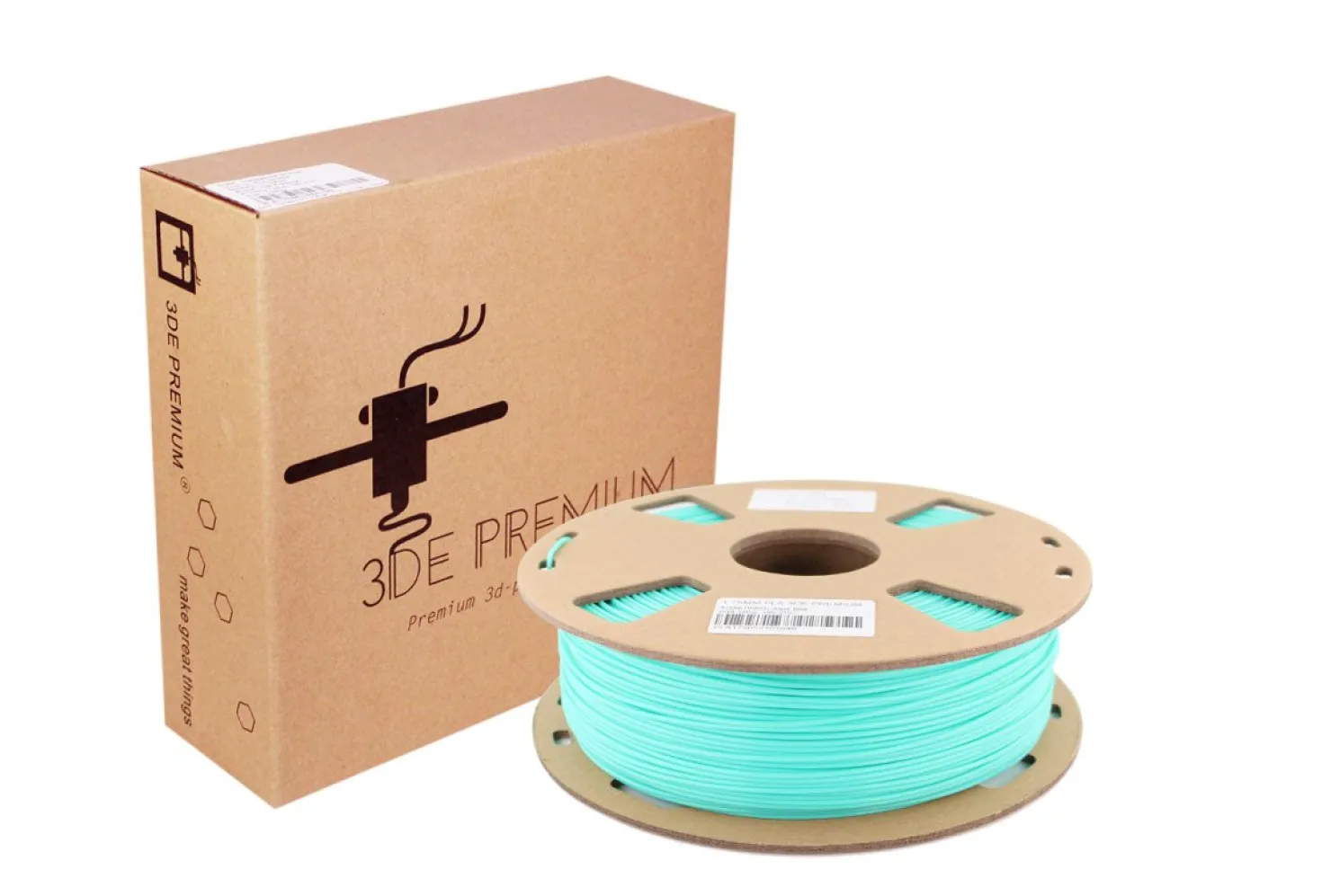 3DE Premium - PLA - Aqua Blue - 1.75mm - 1kg