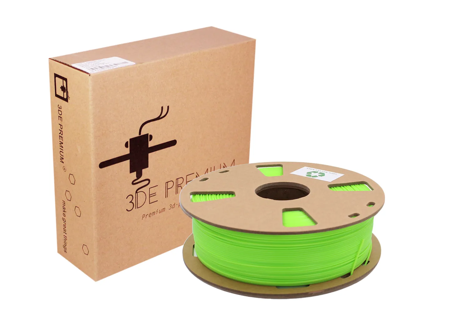 3DE Premium - PLA - Gecko Green - 1.75mm - 1kg