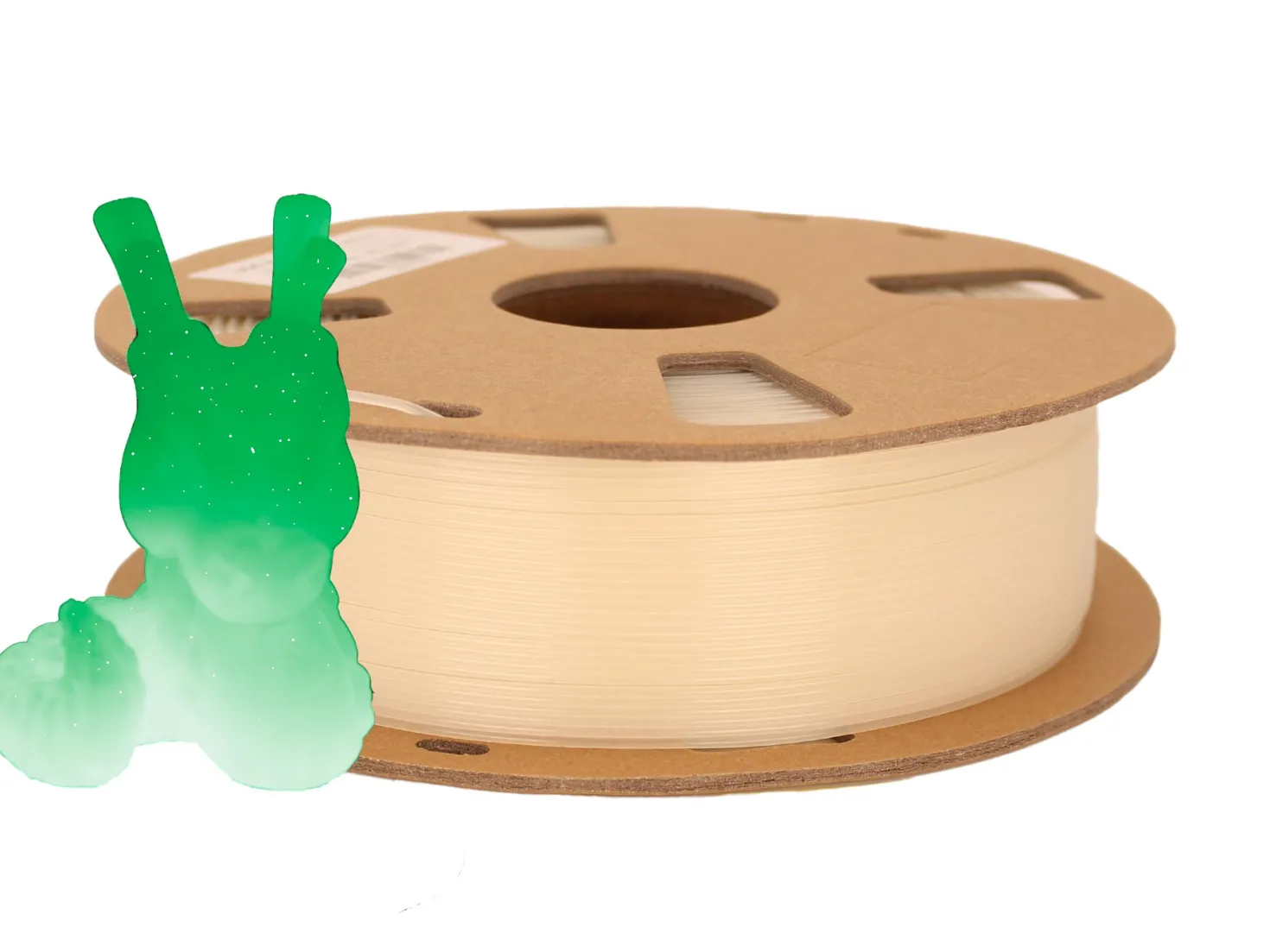 3DE Premium - PLA - Glow'n'Glitter Green - 1.75mm - 1kg