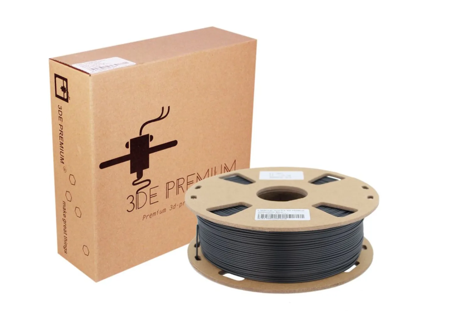 3DE Premium - PLA High Temp - Black - 1.75mm - 1kg