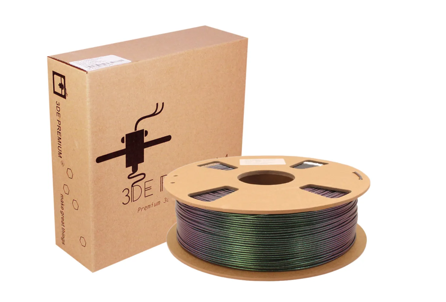 3DE Premium - PLA - Magic Green Forest - 1.75mm - 1kg