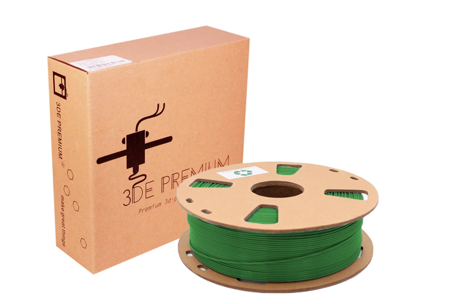 3DE Premium - PLA Matt - Moss Green - 1.75mm - 1kg